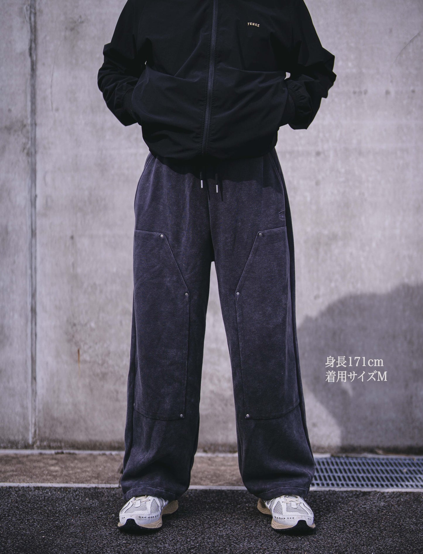 0105. DOUBLE KNEE Sweat Pants
