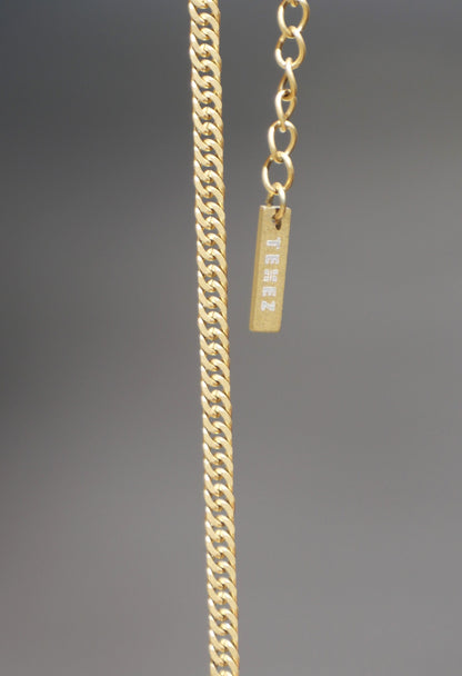 【セット】0103. Stainless Chain Necklace & Bracelet Set