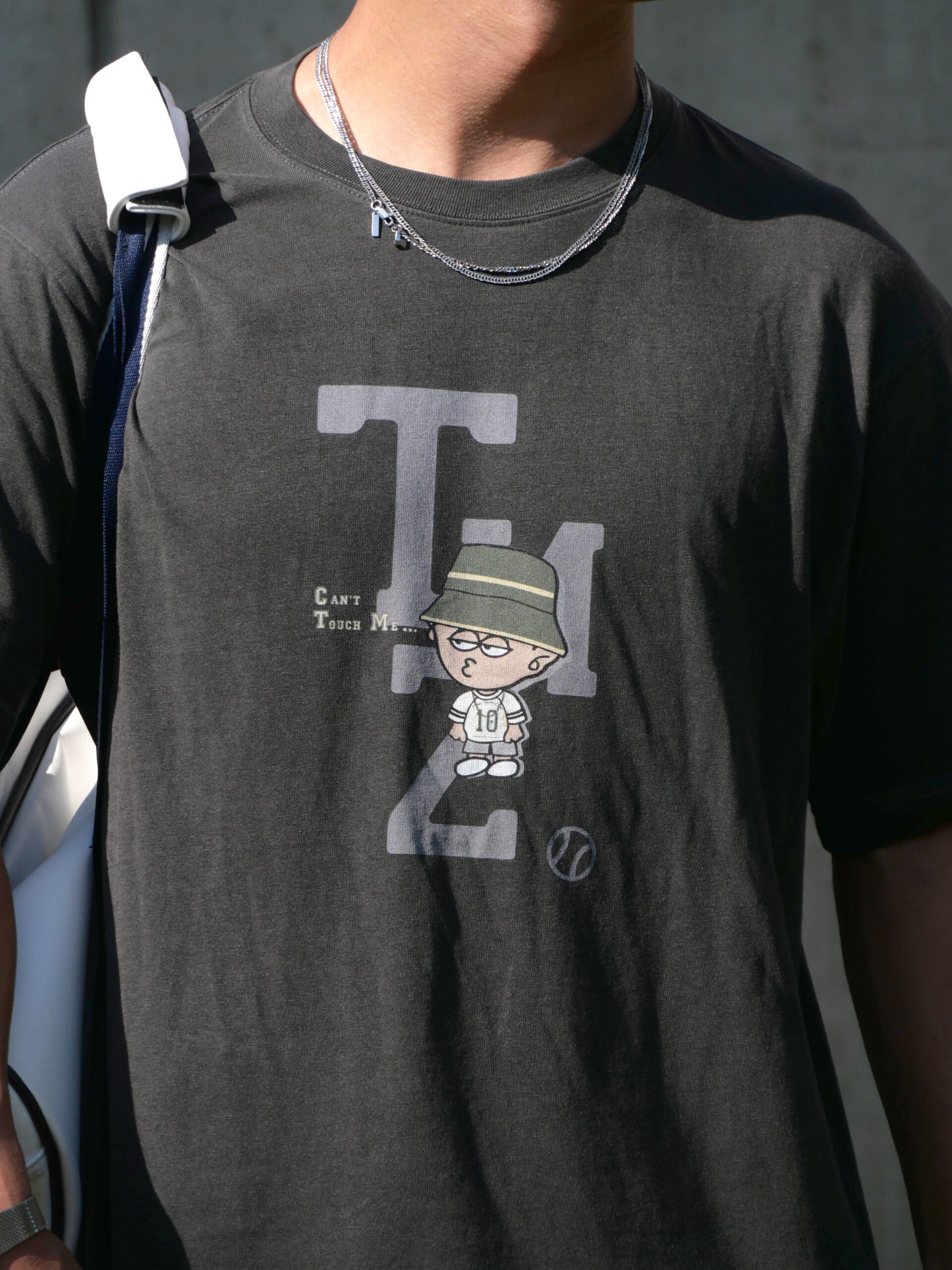 0113. AFTER-TRAINING Fade Cotton Tee "スネッチ"
