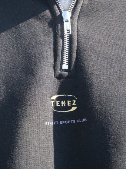 0118. 裏起毛 Half Zip Sweat Shirt