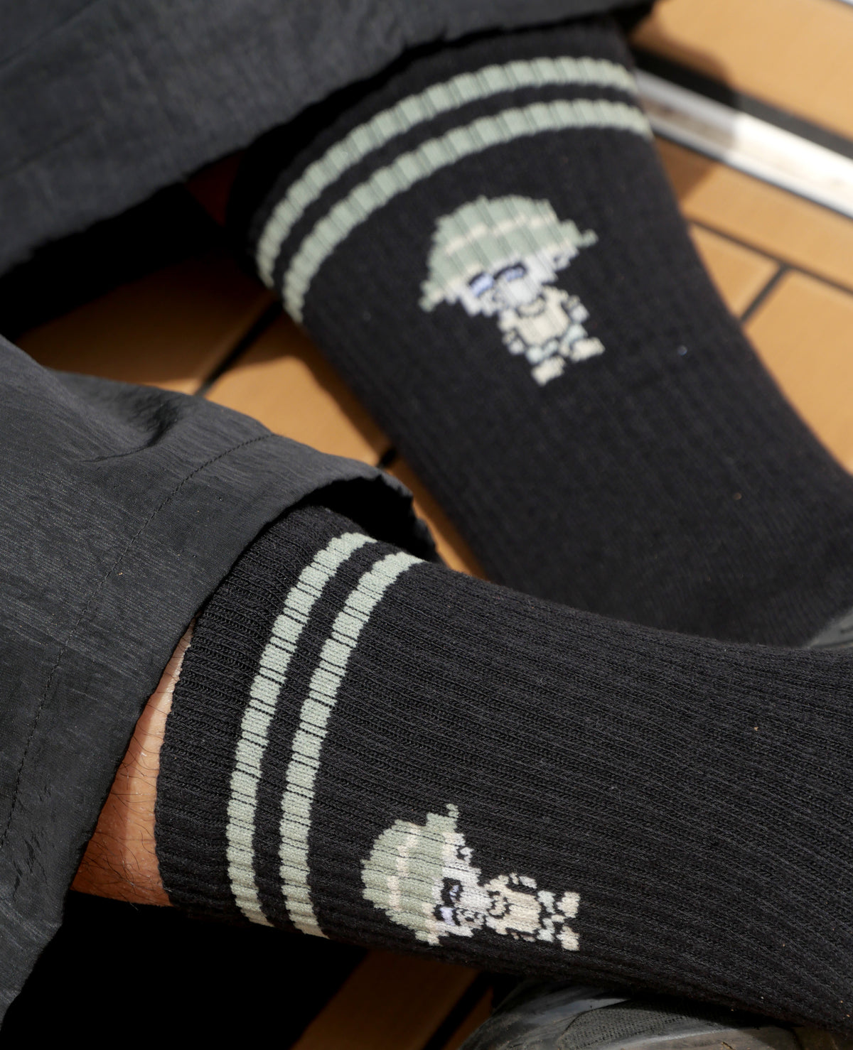 0136. Half Terry Arch Support Socks "スネッチ”