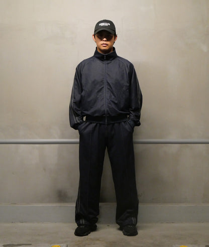0144. TENEZ Track Pants Two Stripes (デニム風)