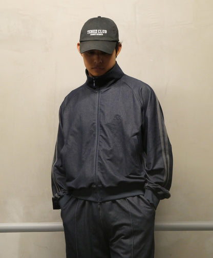 0142. Track Jacket Two Stripes (デニム風)