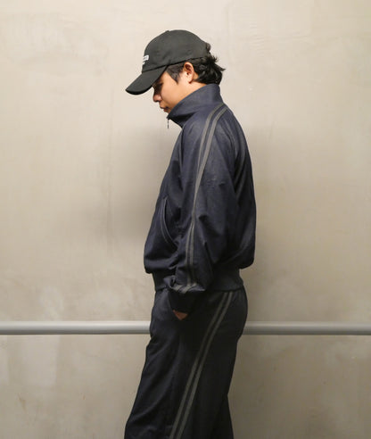 0142. Track Jacket Two Stripes (デニム風)
