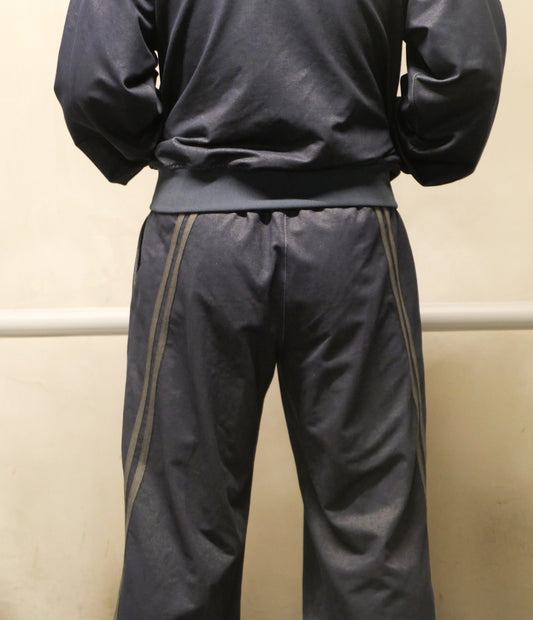 0144. TENEZ Track Pants Two Stripes (デニム風)