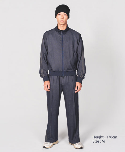 0142. Track Jacket Two Stripes (デニム風)