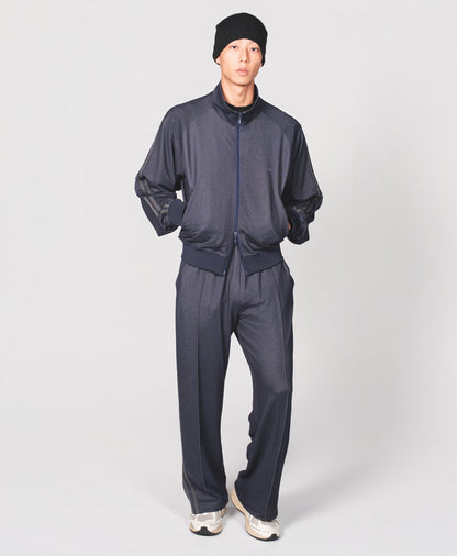 【セットアップ 】0142. & 0144. TENEZ Track Jacket & Pants Two Stripes SET UP (デニム風)