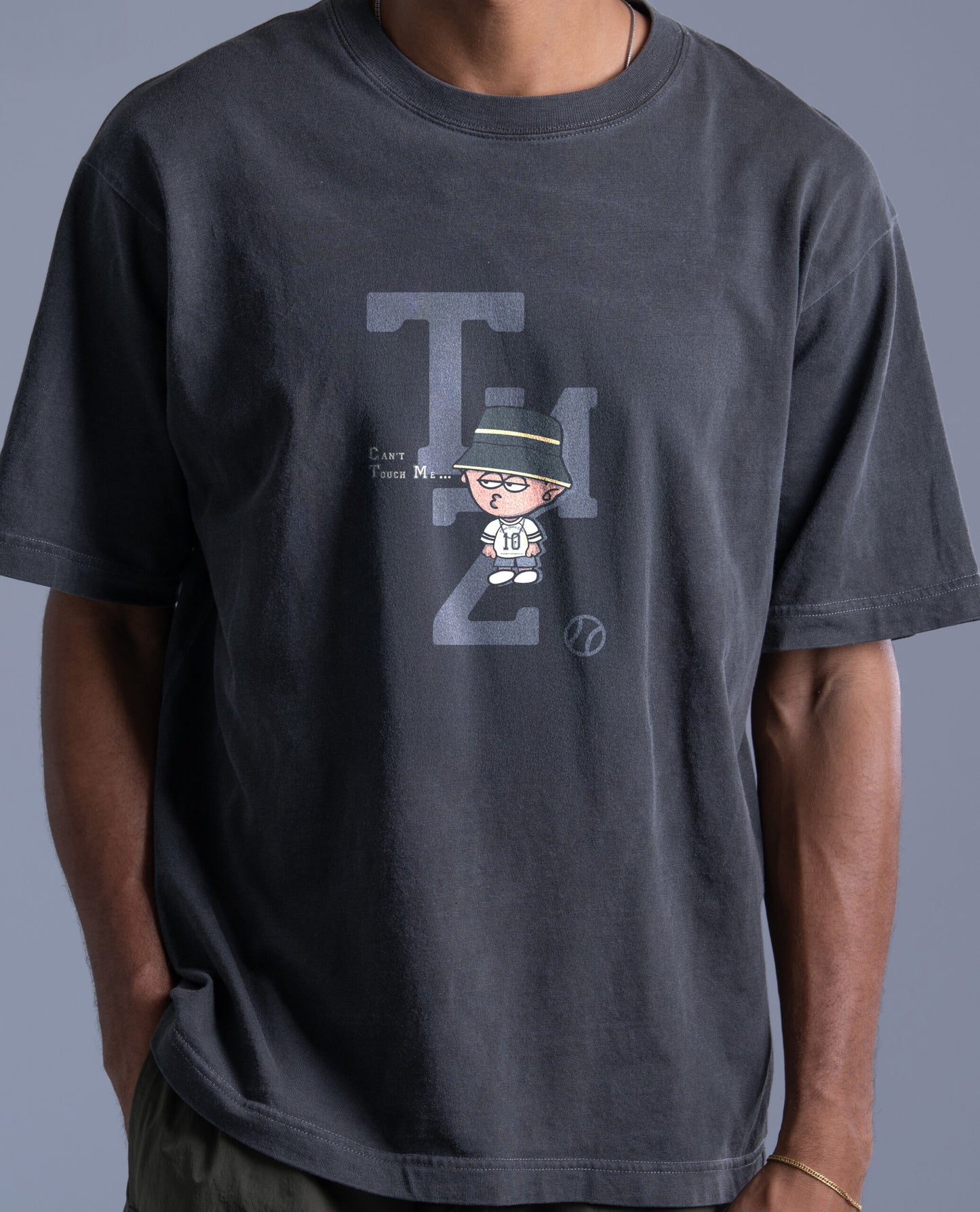 0113. AFTER-TRAINING Fade Cotton Tee "スネッチ"