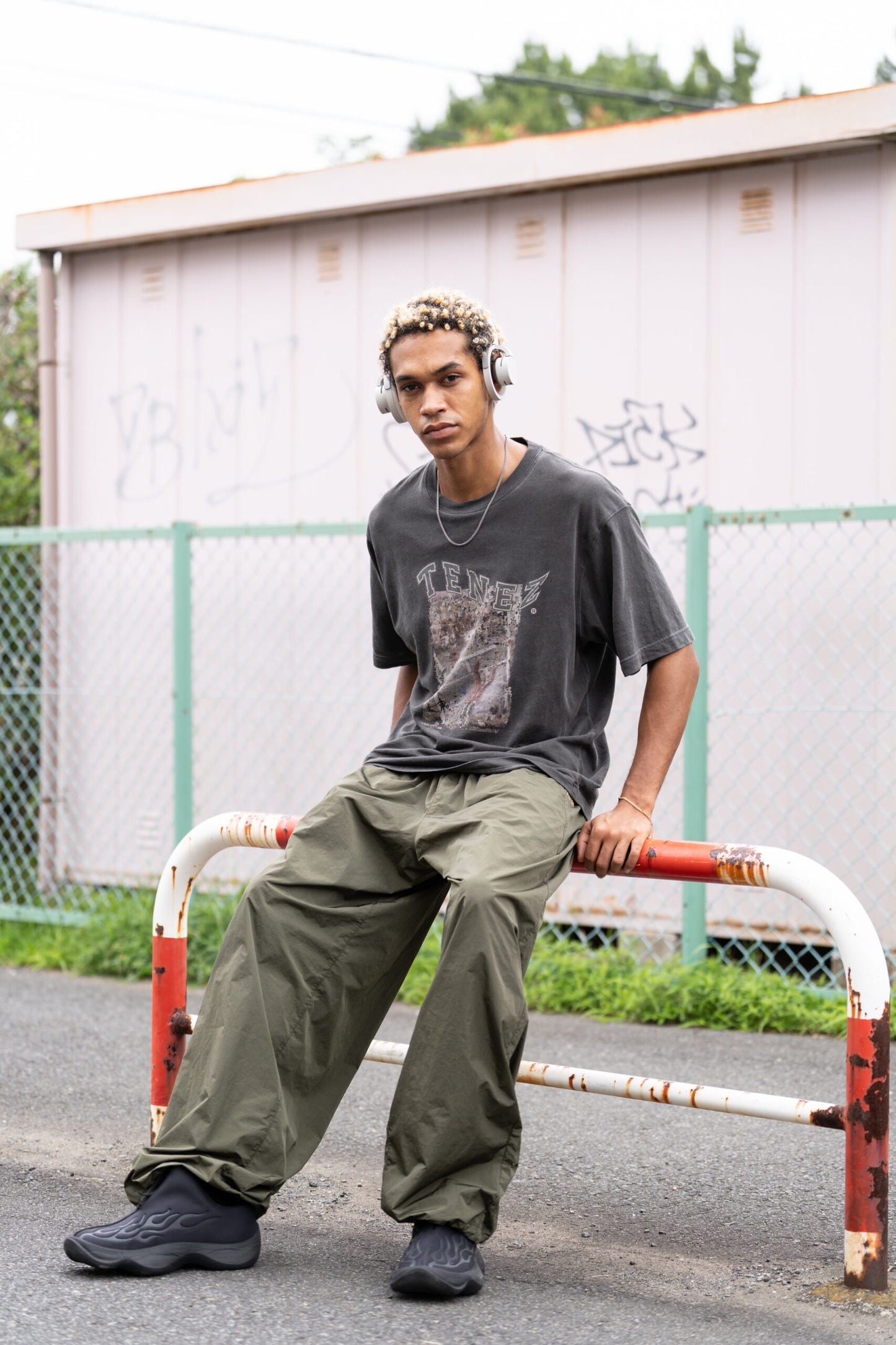 【数量限定】0100. AFTER-TRAINING Fade Cotton Tee "Le Match"