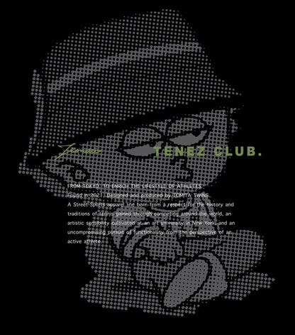 0124. AFTER-TRAINING Silky-Matte Cotton Tee "スネッチ CLUB"