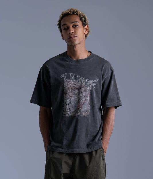 【数量限定】0100. AFTER-TRAINING Fade Cotton Tee "Le Match"