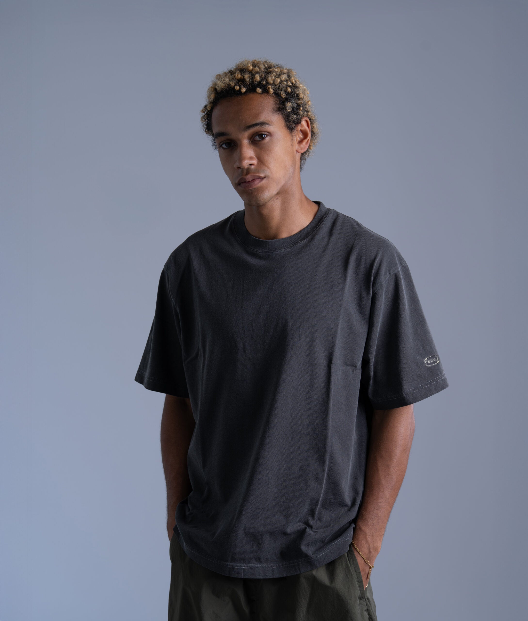 ユニセックス 0106. AFTER-TRAINING Cotton フェードTシャツ無地 