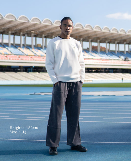 0105. DOUBLE KNEE Sweat Pants