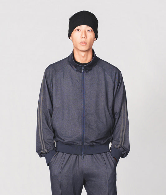0142. Track Jacket Two Stripes (デニム風)