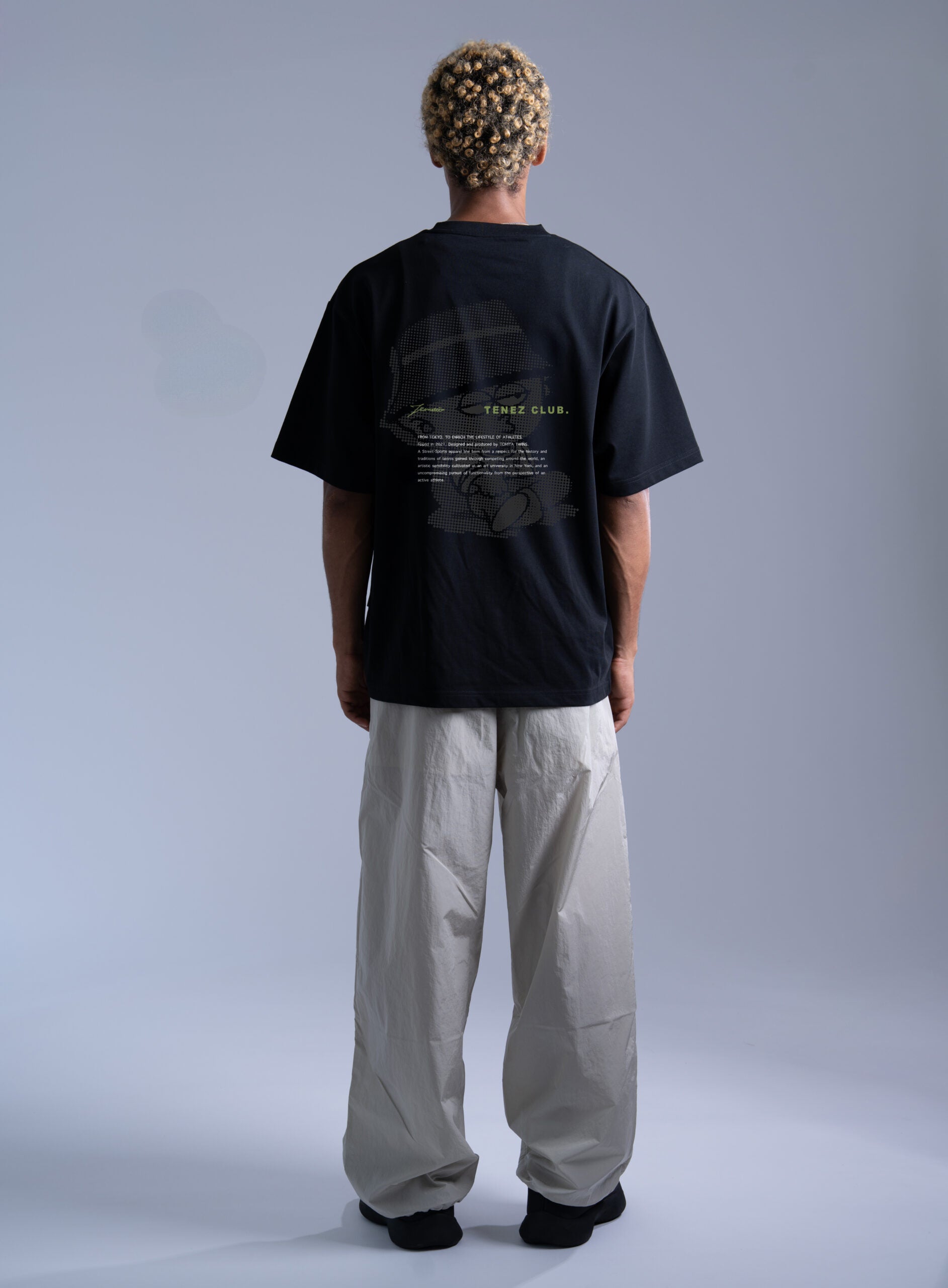 オーバーサイズ シリコンオイル加工 Tシャツ0124. After-Training Tee
