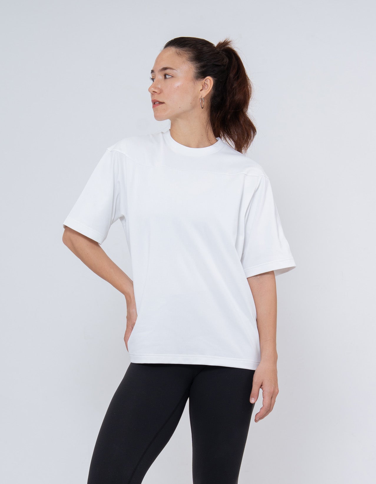 0104. MOON-TECH®︎ Cup Shoulder Tee (RELAXED FIT)