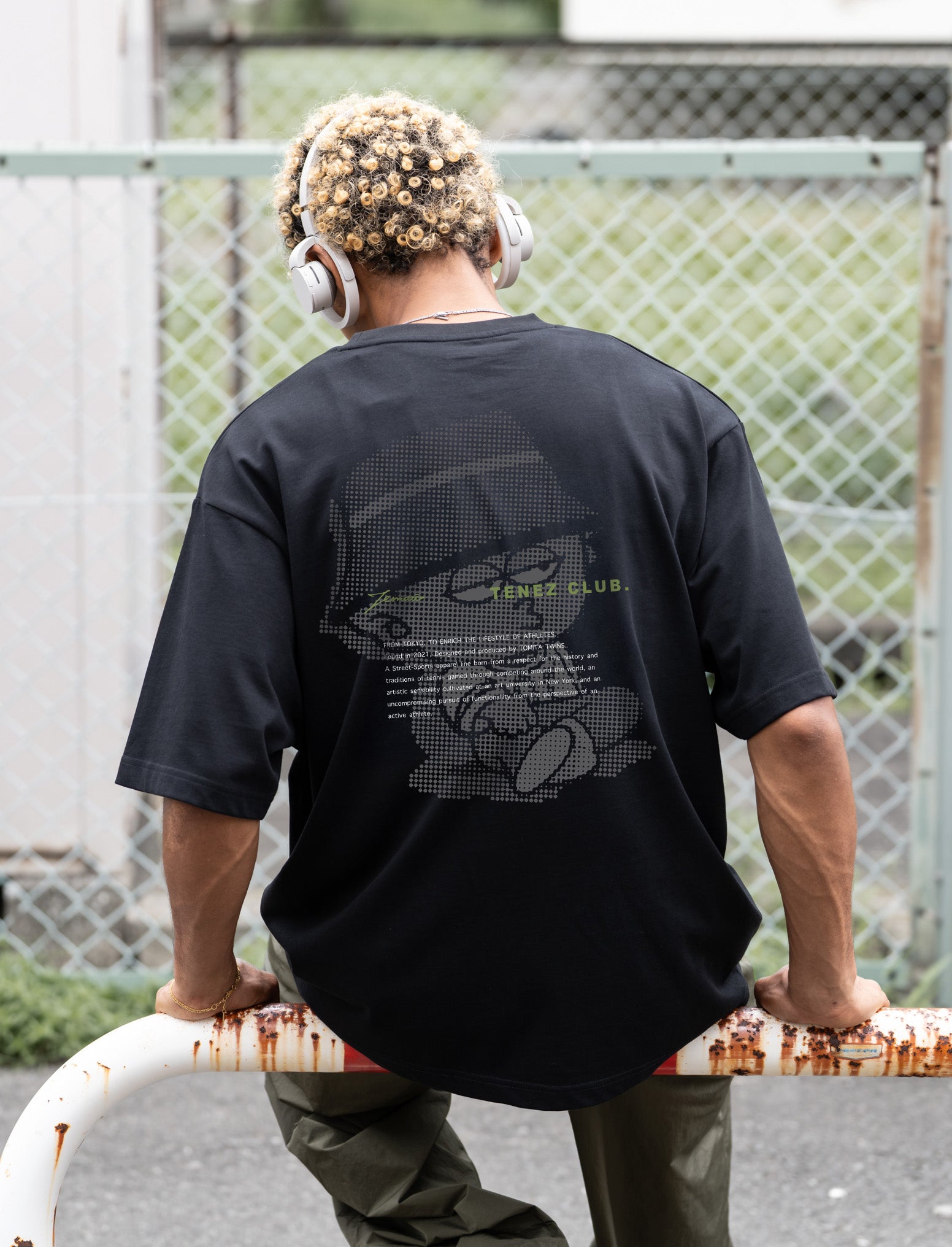 オーバーサイズ シリコンオイル加工 Tシャツ0124. After-Training Tee