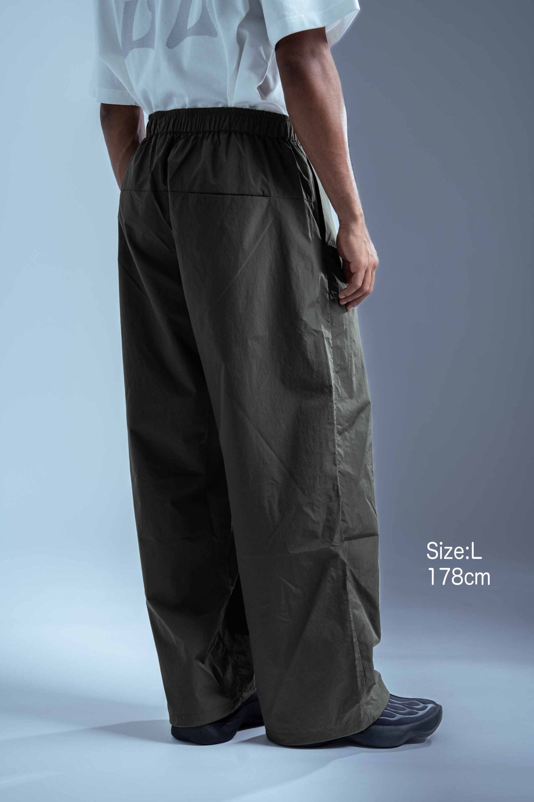 ナイロンワイドパンツ メンズ 0102. NYLON Wide-Pants - TENEZ通販