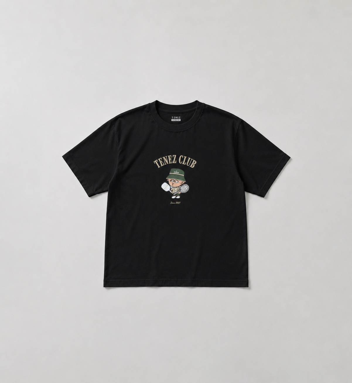 [限定] 0129. Premium Cotton Stretch Tee "TENEZ CLUB x スネッチ"