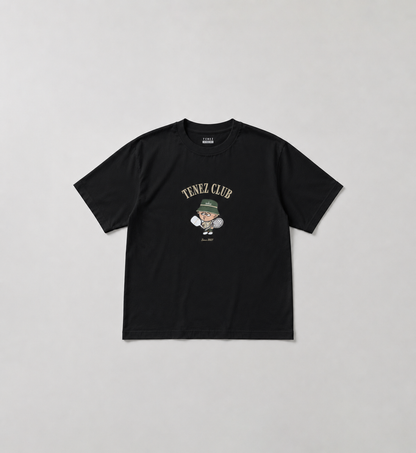 [限定] 0129. Premium Cotton Stretch Tee "TENEZ CLUB x スネッチ"