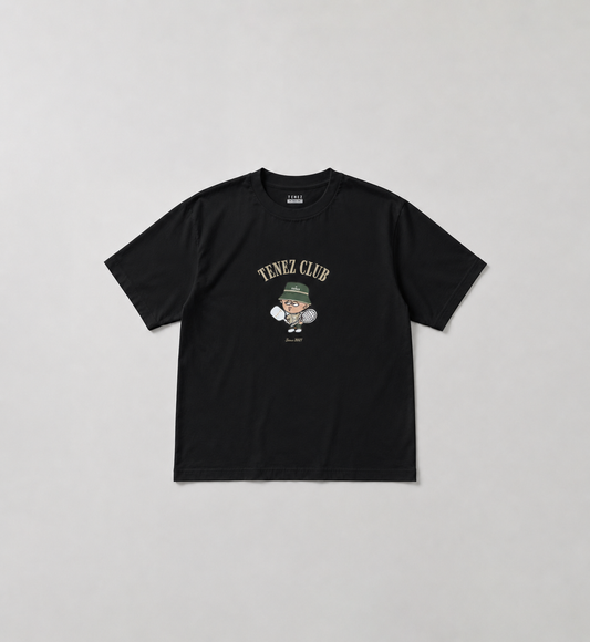 [限定] 0129. Premium Cotton Stretch Tee "TENEZ CLUB x スネッチ"