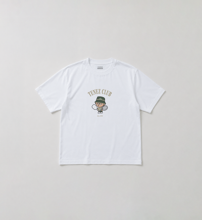 [限定] 0129. Premium Cotton Stretch Tee "TENEZ CLUB x スネッチ"
