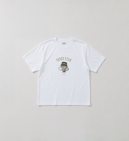 [限定] 0129. Premium Cotton Stretch Tee "TENEZ CLUB x スネッチ"