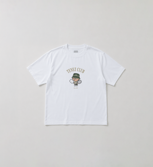 [限定] 0129. Premium Cotton Stretch Tee "TENEZ CLUB x スネッチ"