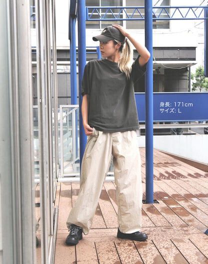 0102. NYLON Wide Pants