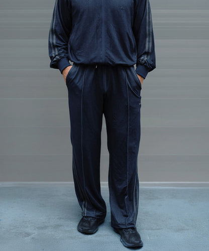 0144. TENEZ Track Pants Two Stripes (デニム風)