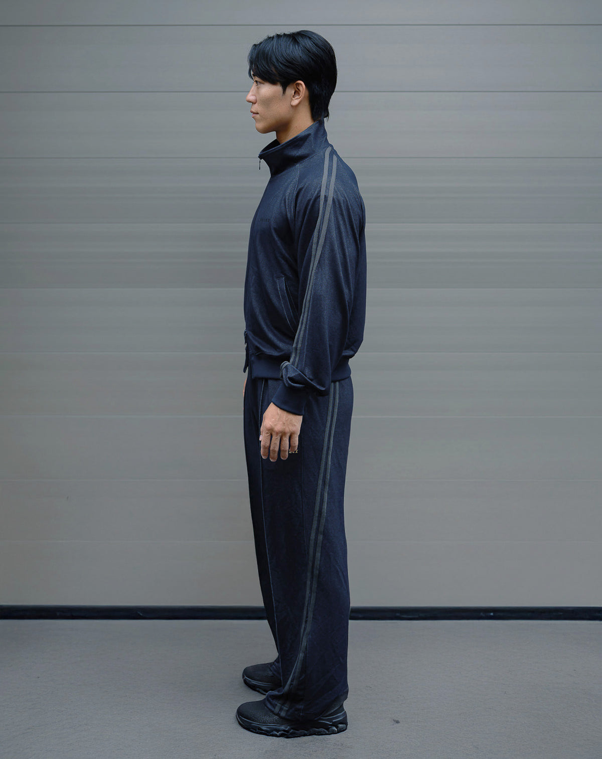 0142. Track Jacket Two Stripes (デニム風)