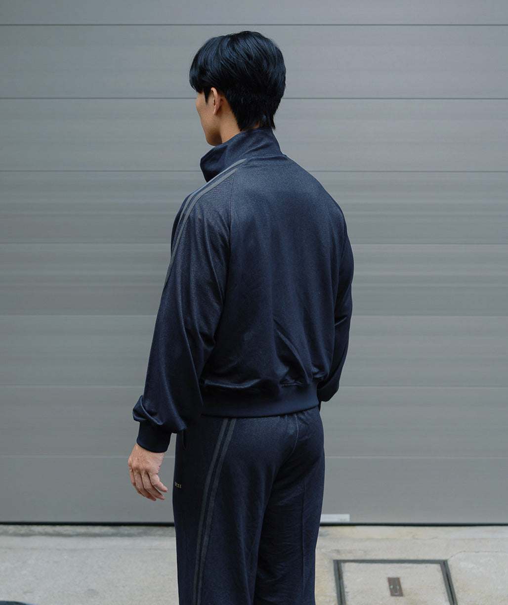 0142. Track Jacket Two Stripes (デニム風)
