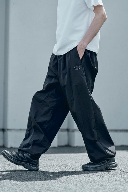 0102. NYLON Wide Pants