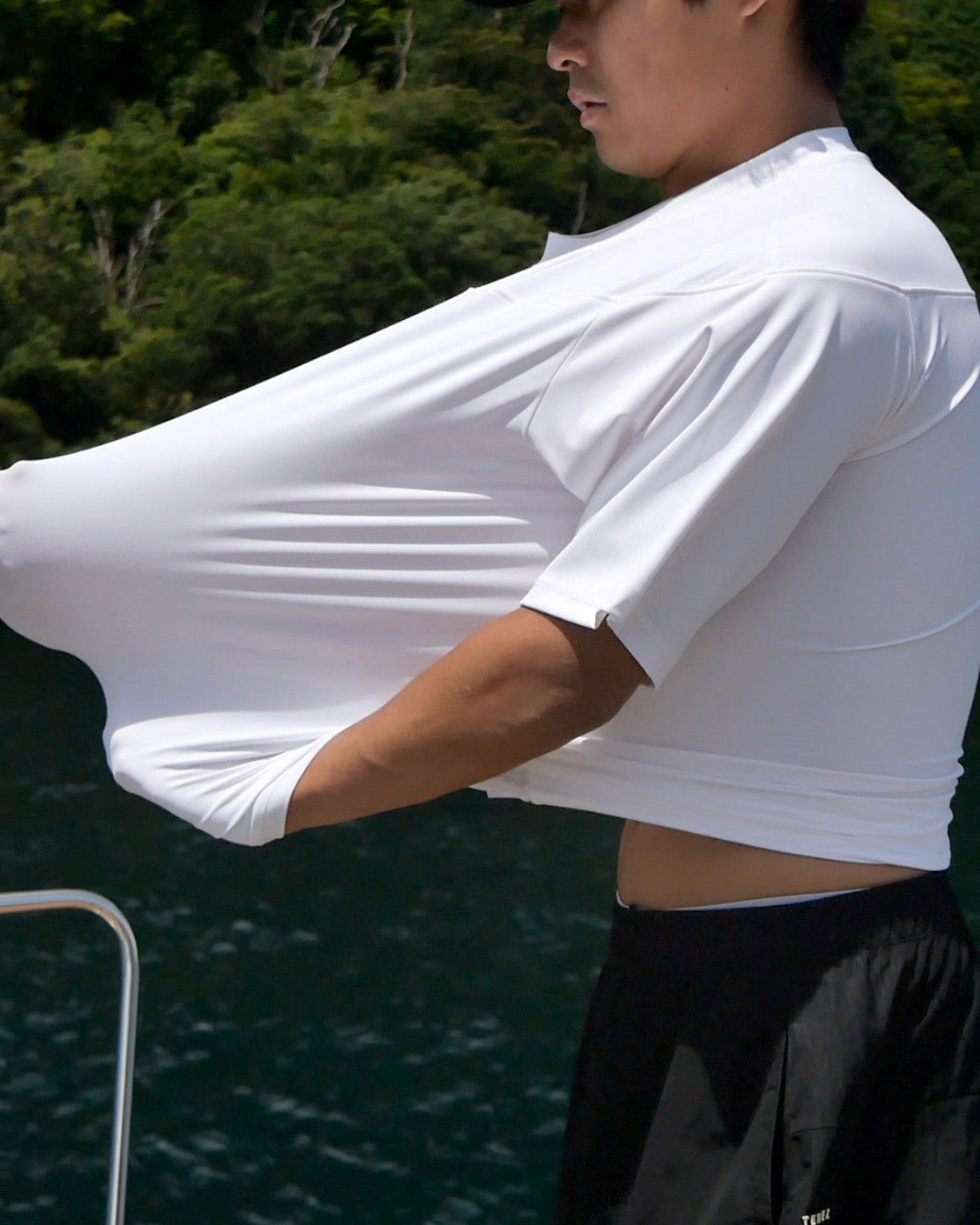 【予約販売】0139. HYDRO-GUARD™  Cup Shoulder Long Sleeve (長袖) Tee
