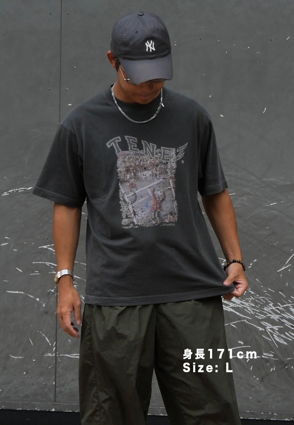 【数量限定】0100. AFTER-TRAINING Fade Cotton Tee "Le Match"