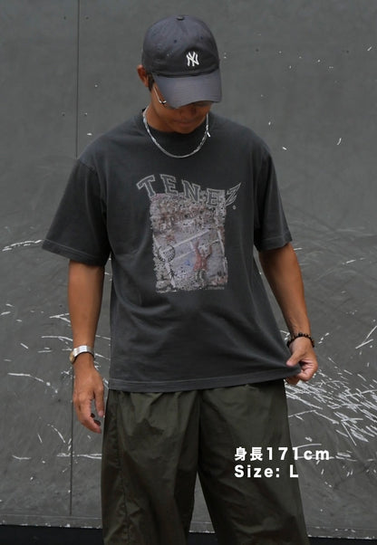 【数量限定】0100. AFTER-TRAINING Fade Cotton Tee "Le Match"