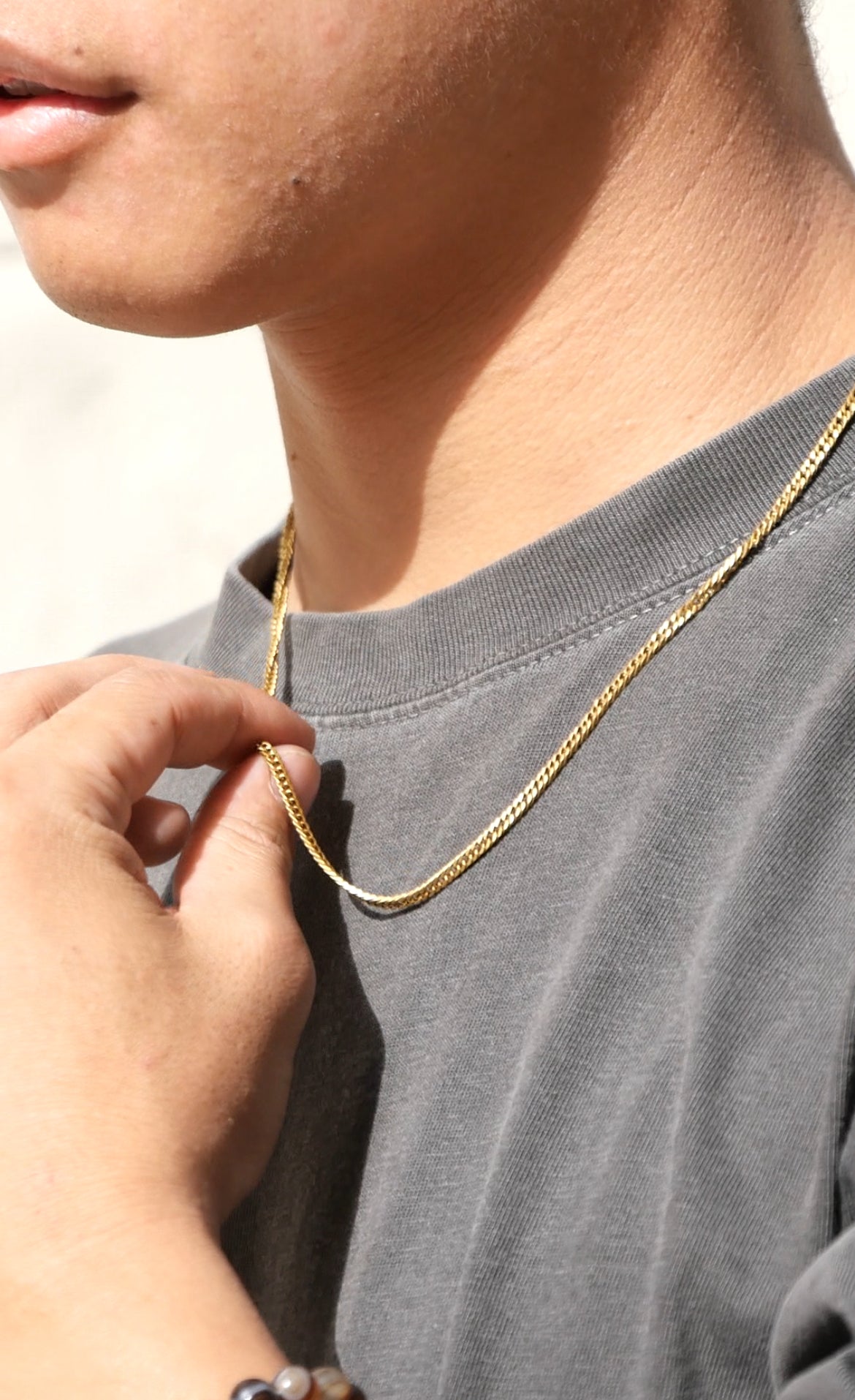 0089. Stainless Chain Necklace（SILVER / GOLD)