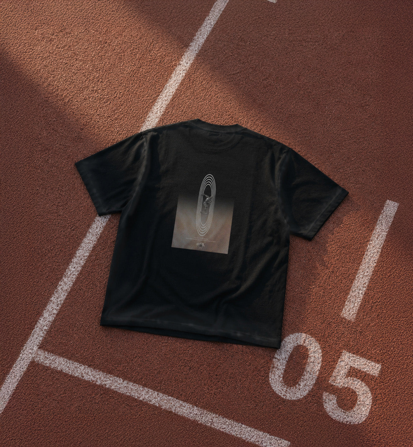0133. Fade Cotton Tee "OLYMPIAN"