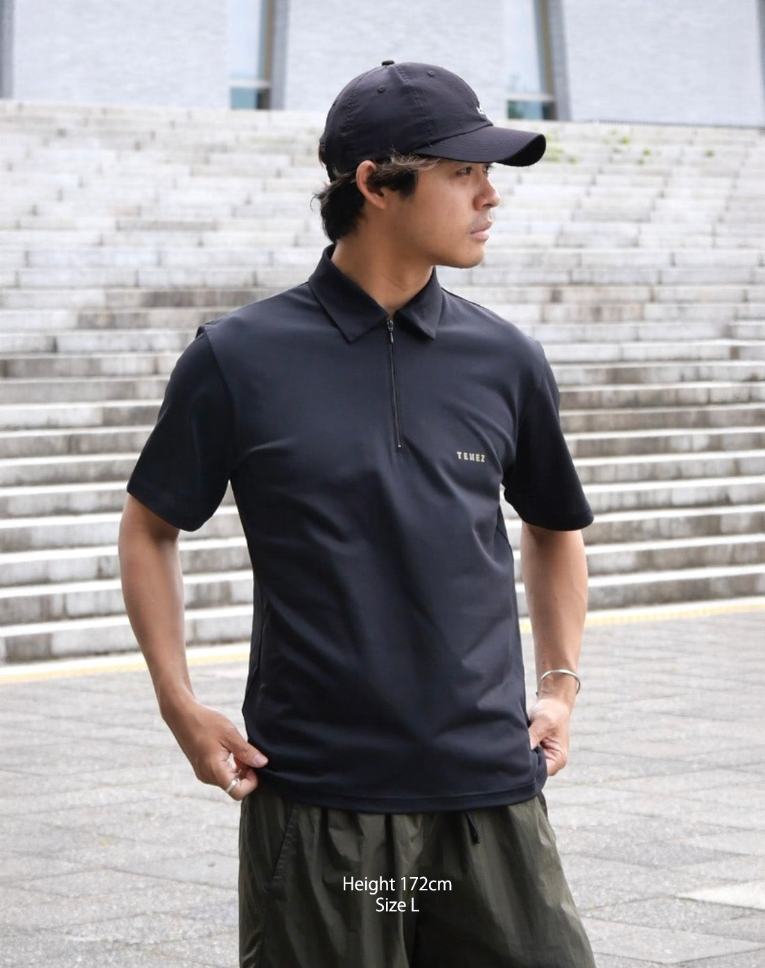 0132. MOON-TECH®︎ Zip Collar Shirt