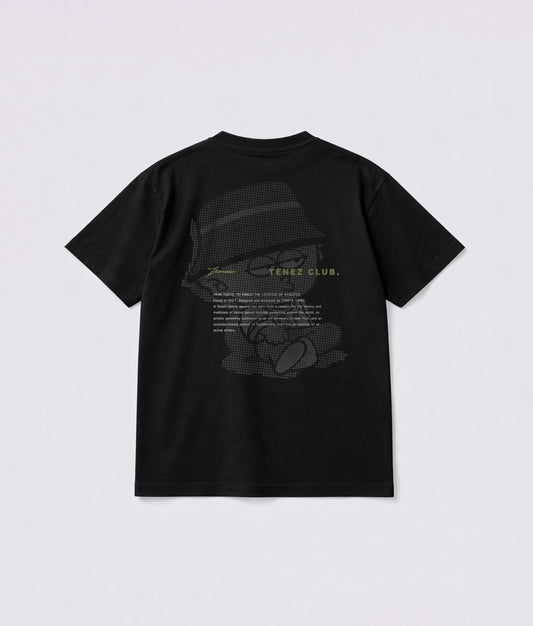 0124. AFTER-TRAINING Silky-Matte Cotton Tee "スネッチ CLUB"