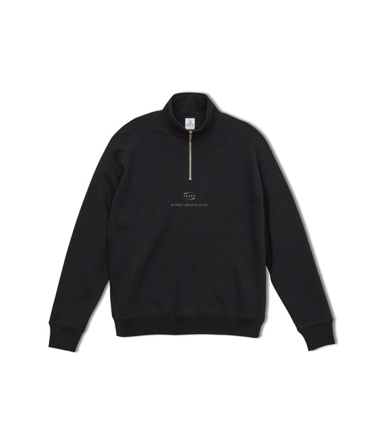 0118. 裏起毛 Half Zip Sweat Shirt