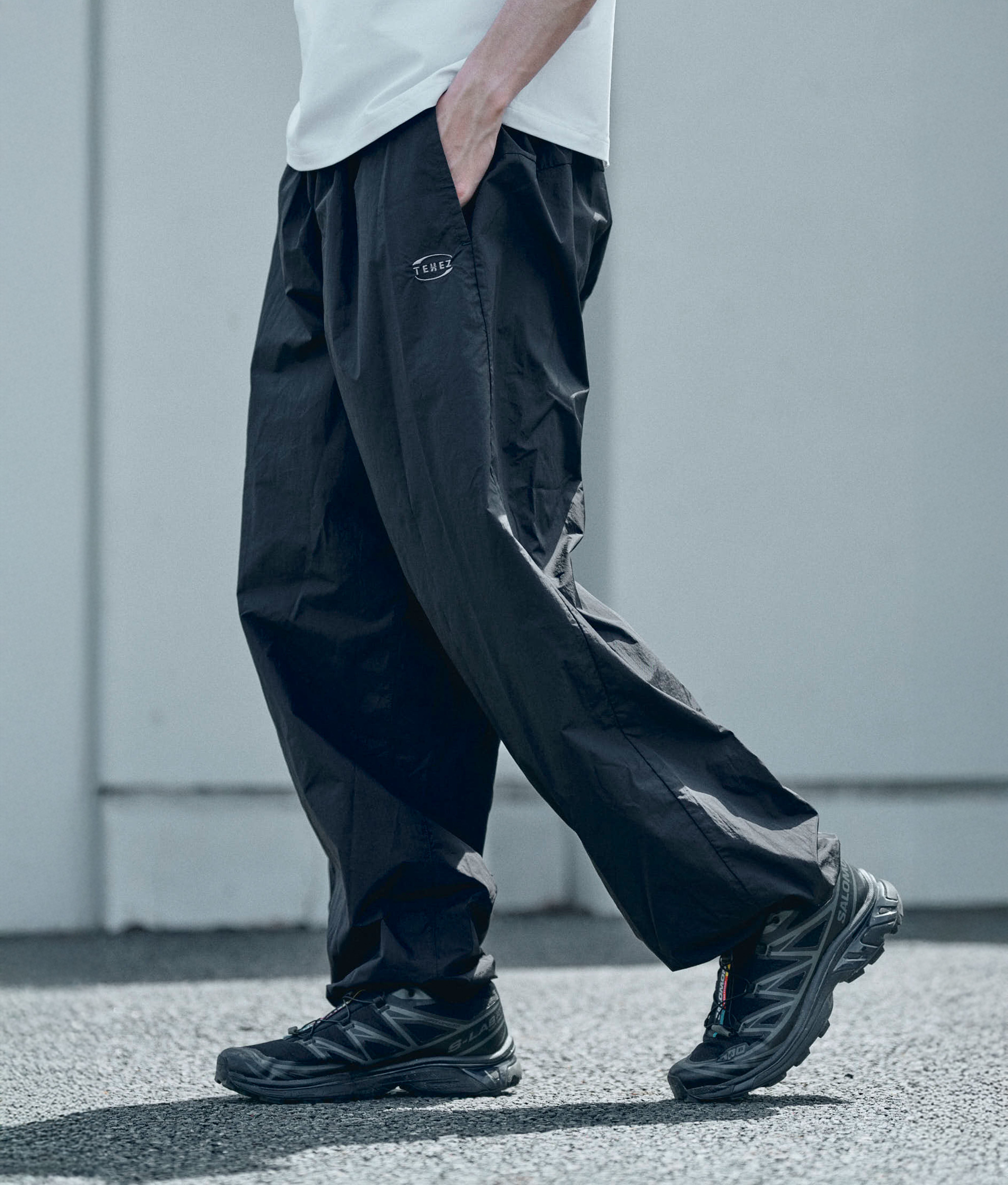 ナイロンワイドパンツ メンズ 0102. NYLON Wide-Pants - TENEZ通販