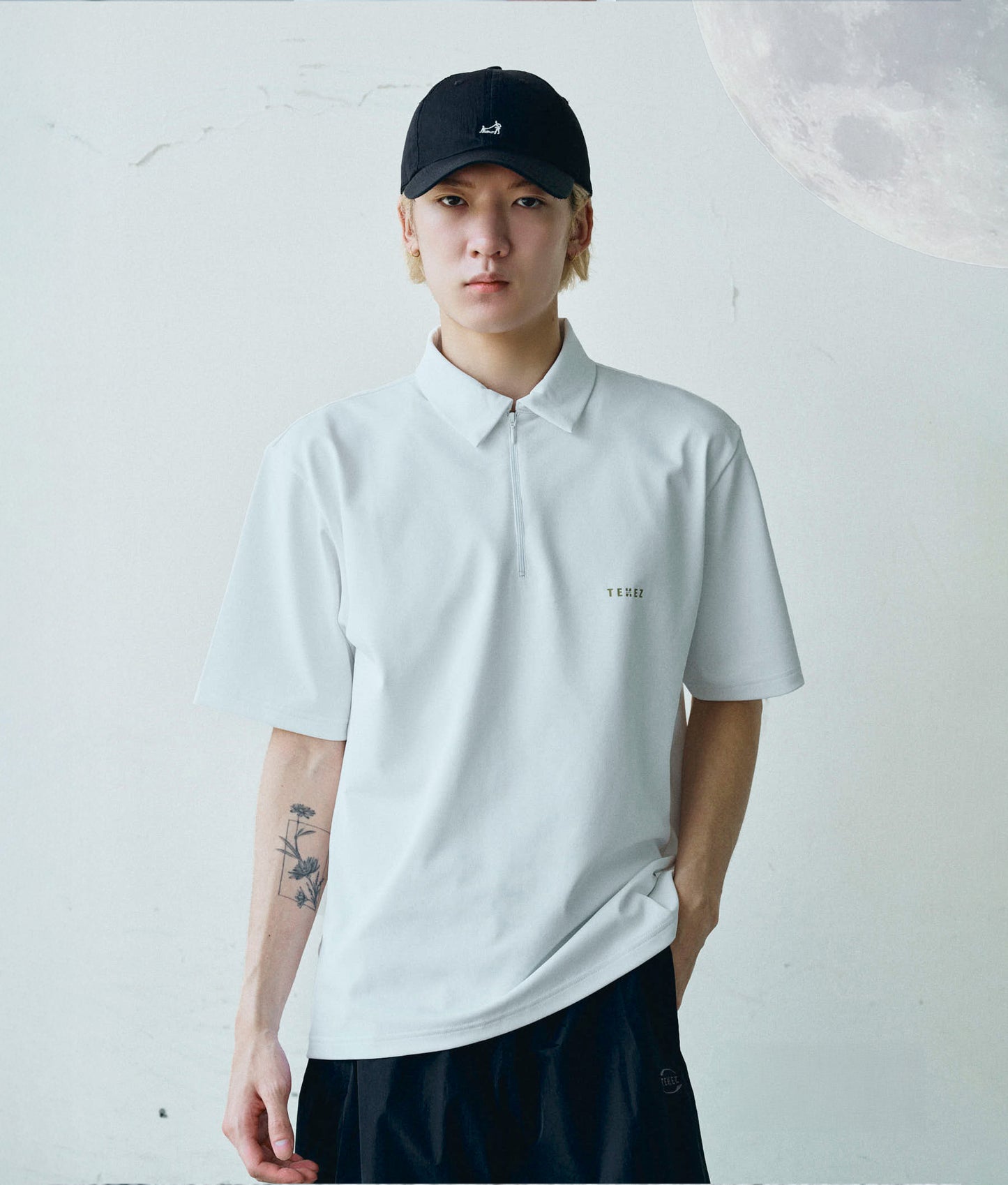 0132. MOON-TECH®︎ Zip Collar Shirt