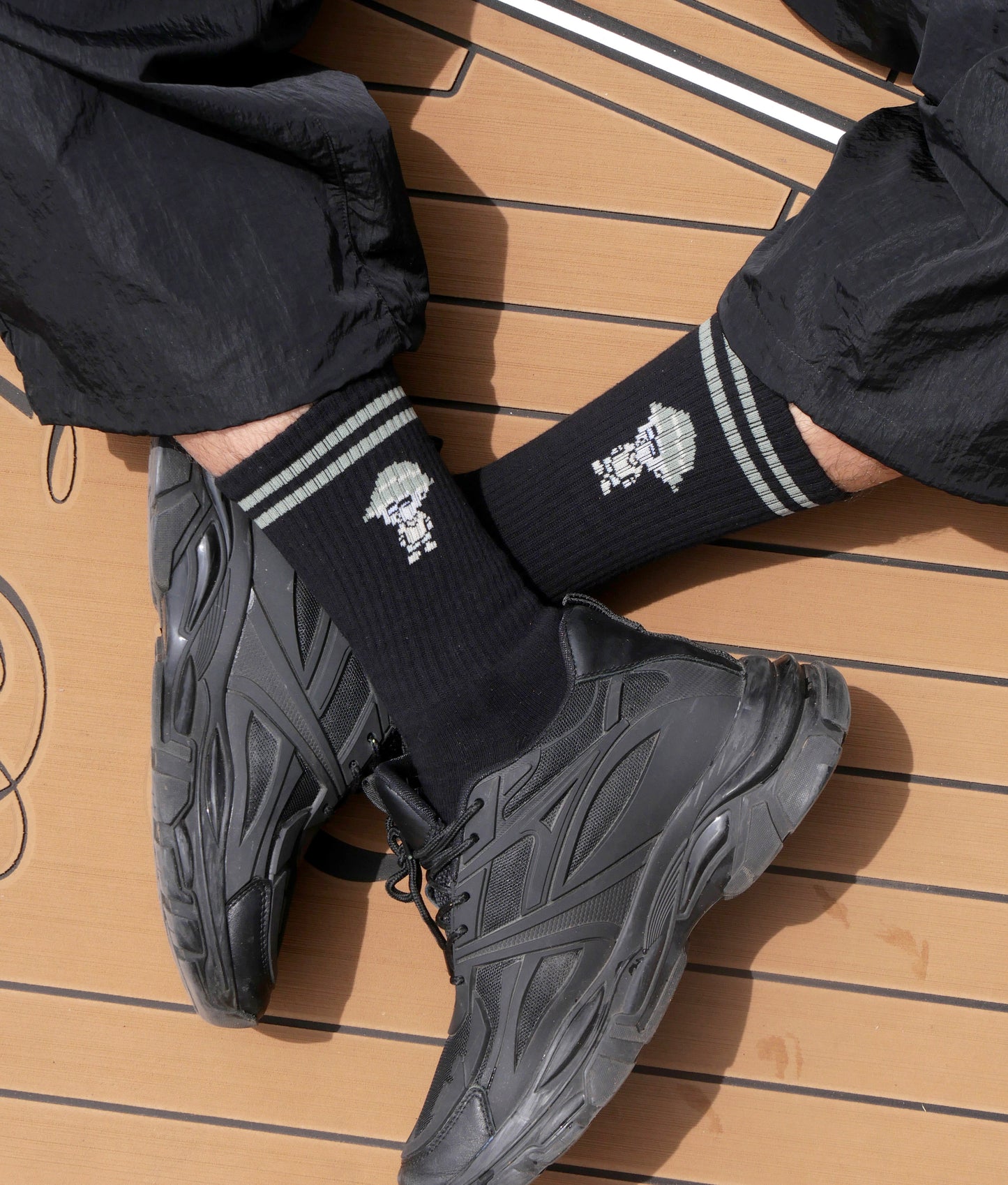 0136. Half Terry Arch Support Socks "スネッチ”