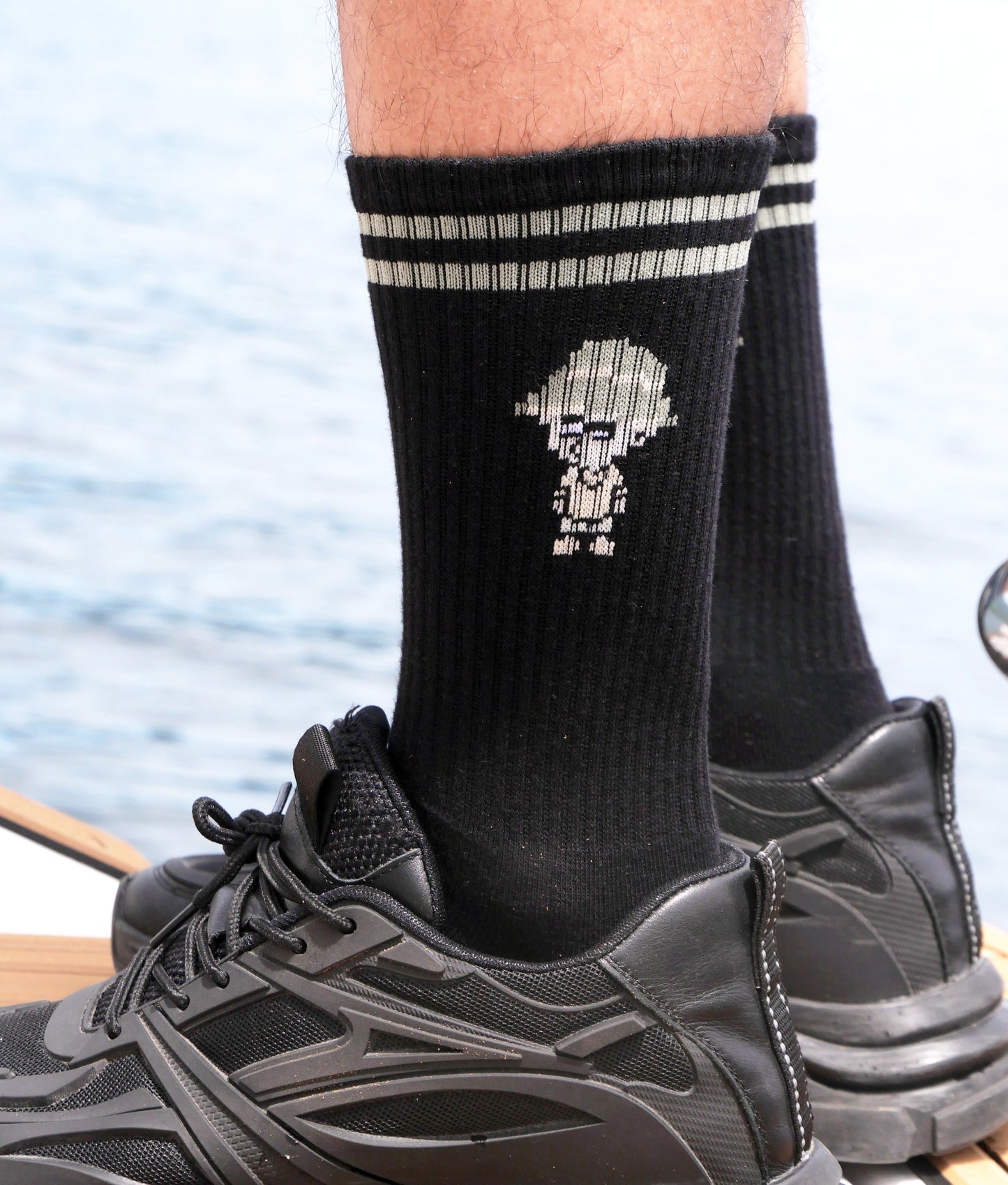 0136. Half Terry Arch Support Socks "スネッチ”