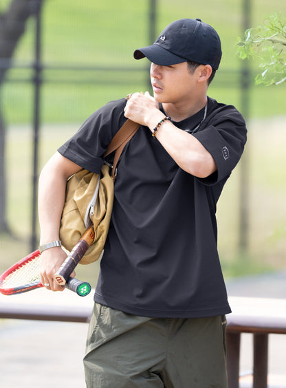 0104. MOON-TECH®︎ Cup Shoulder Tee (RELAXED FIT)