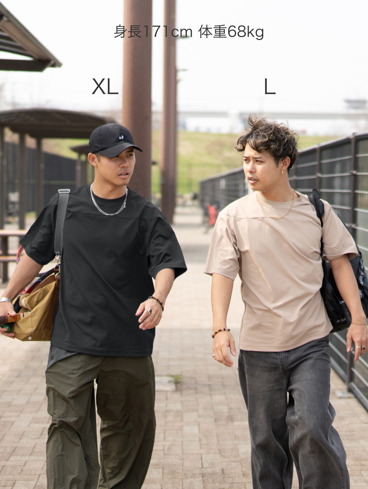 0104. MOON-TECH®︎ Cup Shoulder Tee (RELAXED FIT)