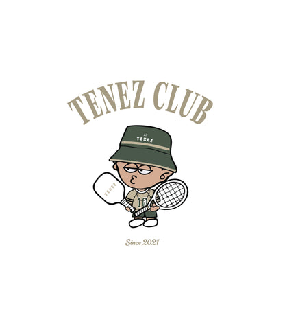 [限定] 0129. Premium Cotton Stretch Tee "TENEZ CLUB x スネッチ"