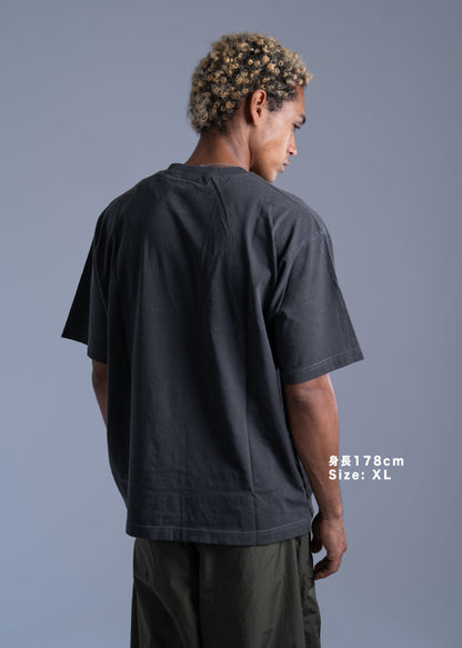 0113. AFTER-TRAINING Fade Cotton Tee "スネッチ"