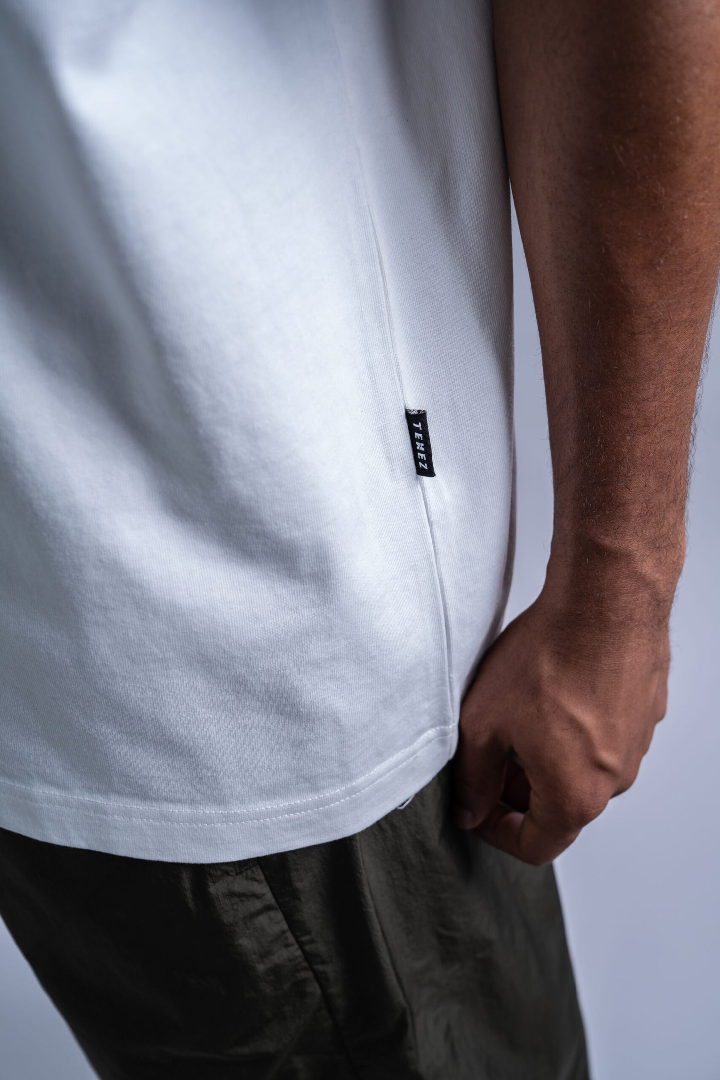 0124. AFTER-TRAINING Silky-Matte Cotton Tee "スネッチ CLUB"